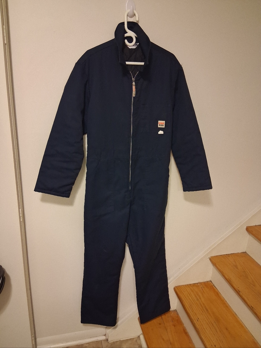 Men's Navy Work King Coveralls Medium9
